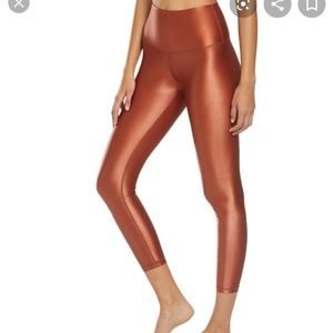 DYI High Shine Leggings in Copper